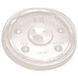 Fabri-Kal Clear Flat Lid X-Slot