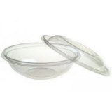 Sabert Clear Round 48oz Bowl Combo W/Dome Lid