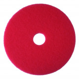 14in Red Buffing Floor Pad