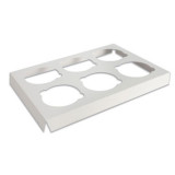 White 6 Cupcake Holder Insert