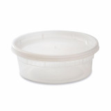 8oz Clear Heavy Duty Deli Container Combo