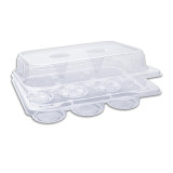 6 Pack Hinged Cupcake/Muffin Container 192/cs