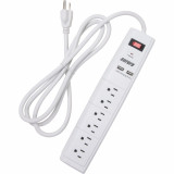 Power Strip 6 Outlet 6ft Cable