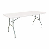 Folding Table 72x30x29 White