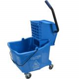 Blue Mop Bucket and Wringer Combo 32QT