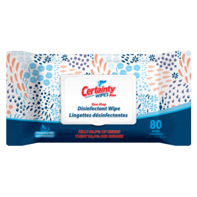 Certainty Disinfectant Wipes 80pk