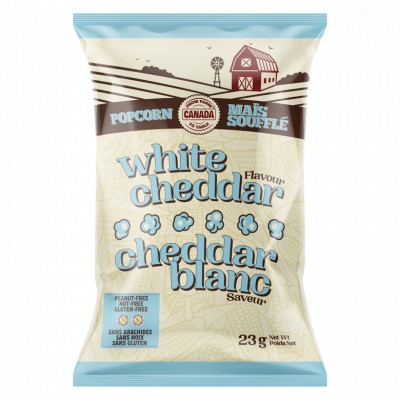 White Cheddar Popcorn 23g FULL CASE