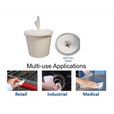 Sanitizing Wipe Kit W/Pre-Loaded Wiper Rolls 