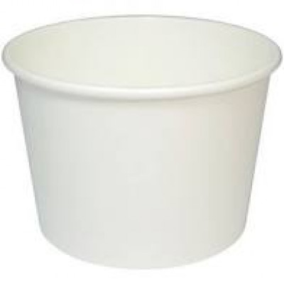Hot Paper Soup Container White 12oz