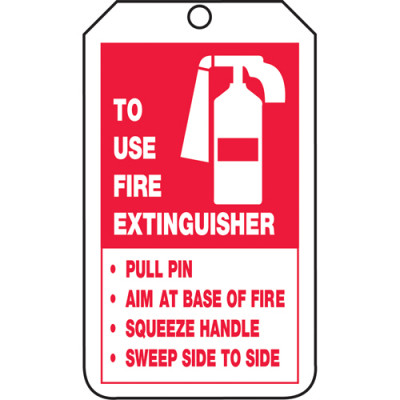 Fire Extinguisher Inspection Tags