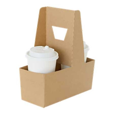 Kraft 2 Cup Drink Carrier 8-32oz