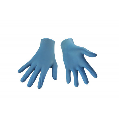 Gloves Blue Nitrile Large 4 Mil