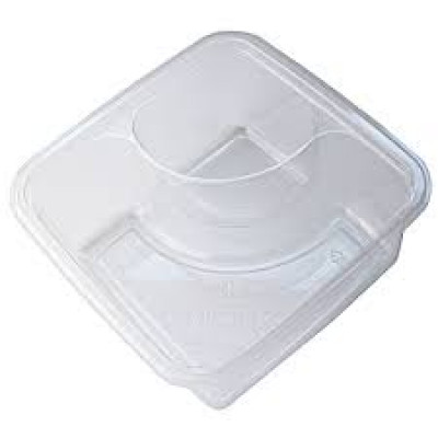 Greenware 6x6" 2 Compartment Container 300/cs