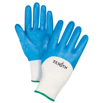 Small (7) Nitrile Coated Gloves Cotton Lining 