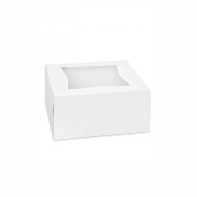 6x6x3 White Window Box 